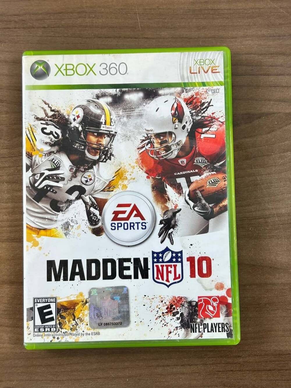 Madden NFL 10 Microsoft Xbox 360 2009 EA Sports Football Disc Case & Manual NTSC